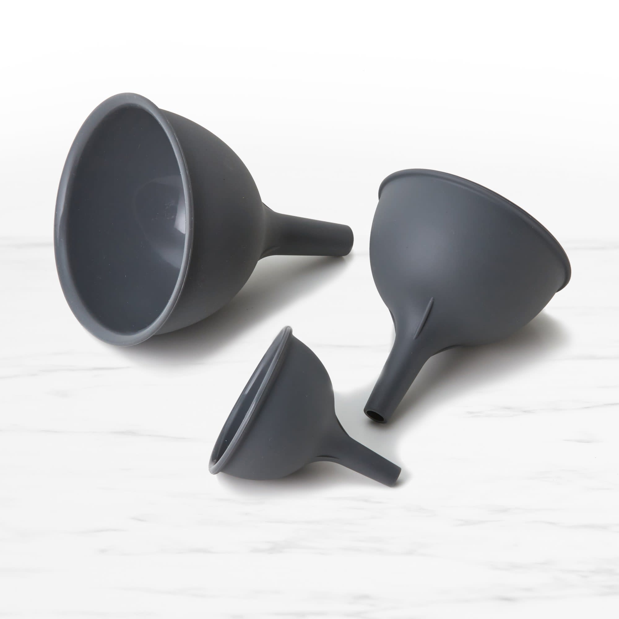 silicone funnel set